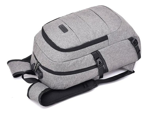 Mochila Para Hombre Con Carga Usb, Mochila De Viaje De Gran