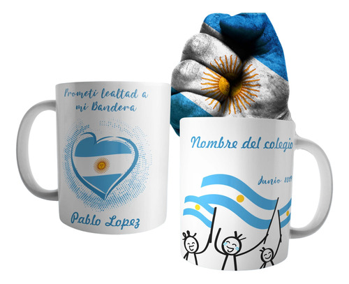 Tazas Plastico Personalizadas  Dia De La Bandera  Por Mayor 