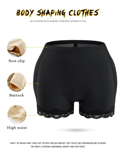 Bragas Moldeadoras Con Relleno Levanta Glúteos Para Mujer