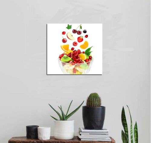 Vinilo Decorativo 60x60cm Frutas Licuado Milkshake Smoothie