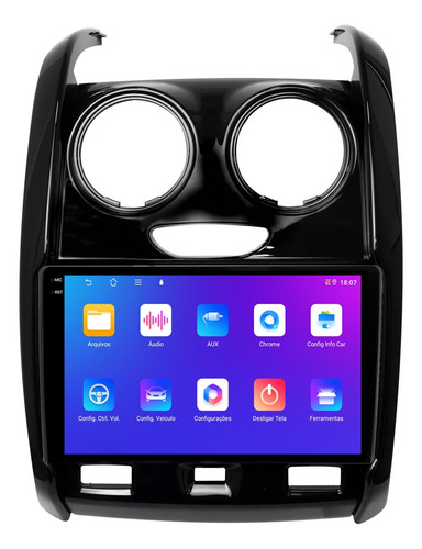 Multimidia Duster 15/20 9p Android Carplay 4/64gb + Ré