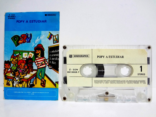 Cassette Popy - Popy A Estudiar (1981) Venezuela