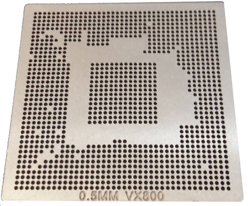 Stencil Bga Reballing Calor Direto Vx800 Vx 800 Vx-800 0.5mm