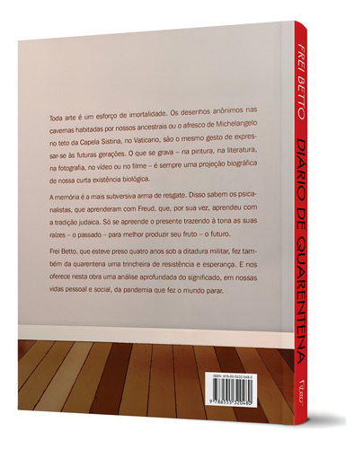 Livro Diário de quarentena: 90 dias em fragmentos evocativos, de Betto, Frei. Editorial Editora Rocco, Capa Mole em Português, 2020