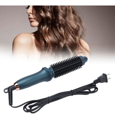 Cepillo Rizador 2 En 1 Para Cabello Liso Y Rizado, Doble Pro