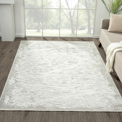 Luxe Weavers Artistic - Alfombra Metalica Color Crema De 8 X