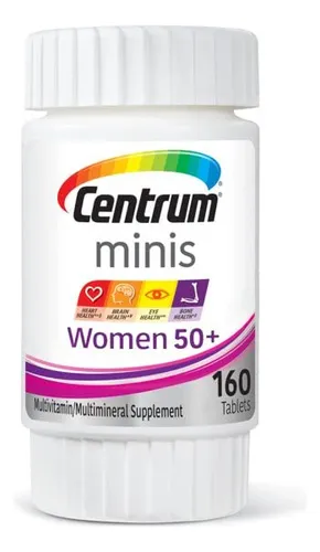 Tabletas Minis Mujeres 50+ Multivitaminico Multimineral Cora