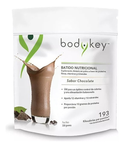 Batido Nutricional Sabor Chocolate Body Key 