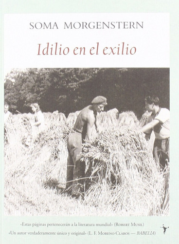 Idilio En El Exilio, De Soma Morgenstern., Vol. 0. Editorial Fonambulista, Tapa Blanda En Español, 2009