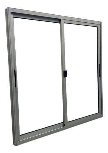 Ventana Aluminio S20 Gris Anodizado 150 X 150 Gris