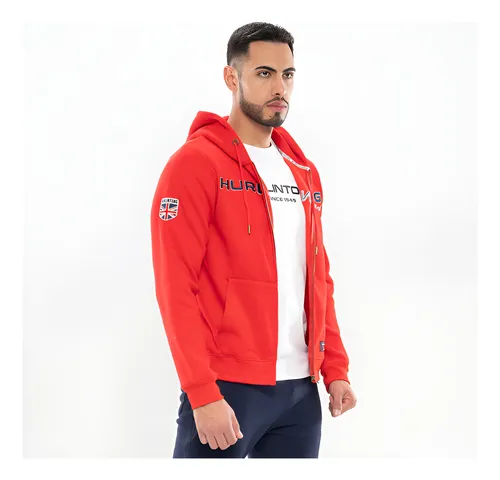 Chaqueta Para Hombre Tipo Hoodie Hurlintong En Algodón 30891