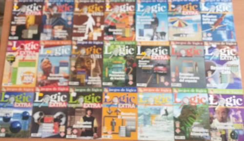 Lote X 21 Revistas Logic - Juegos De Logica - De Mente