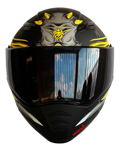 Imagen 4 de 8 de Casco Abatible Para Moto Kov Estelar Samurai Con Luz Stop