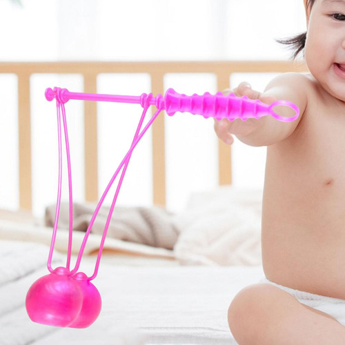 Swing Up Balls On A String Noise Maker Mini Rosado Rojo