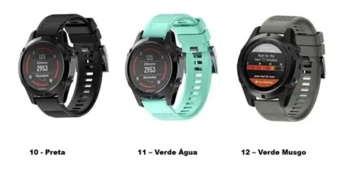 Pulseira Para Garmin Fenix 7x Pacote Com 2 Garantia 1 Ano
