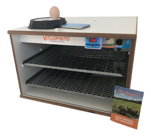 Chocadeira Eclopinto - Até 360 Ovos + Água Automática