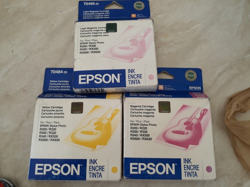 Cartuchos Epson T048420 / T048620 / T048320 