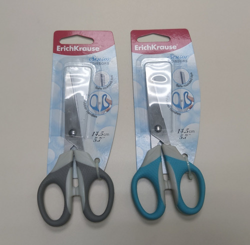 Imagen 2 de 5 de Tijera Erichkrause Sensor Scissors 5.7 Mayor X 12u, Nuevas