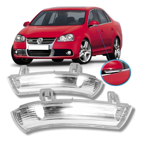 Par Pisca Retrovisor Jetta 2007 2008 2009 2010