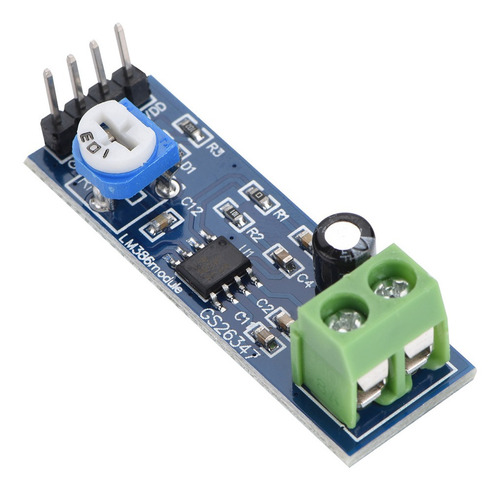 5pcs 200 Vezes Ganho Módulo Amplificador De Áudio 5v-12v Par