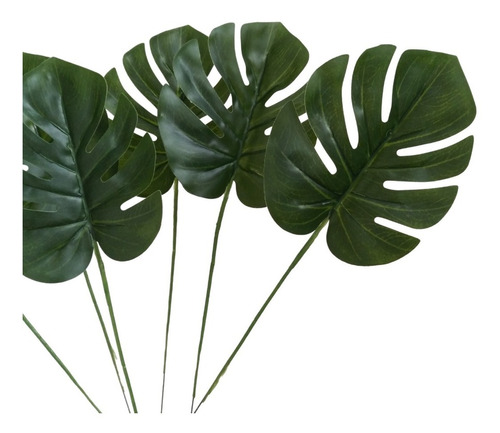 12 Folhas Costela De Adão Planta Artificial Pequena 30cm | MercadoLivre