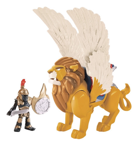 Imaginext - Leão Alado E Rei Leonidas Da Mattel - Vitrine (Usado)