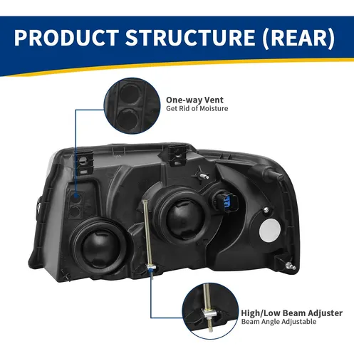 Juego De Repuesto De Faros De Ajuste Directo Para Ford Exped