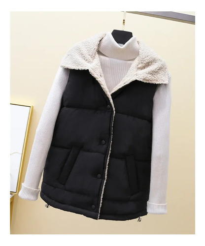 Chaleco Sin Mangas Cálido De Estilo Coreano Para Mujer, Otoñ