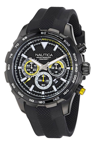 Reloj Para Hombre Nautica Nst Napnsf306 Negro