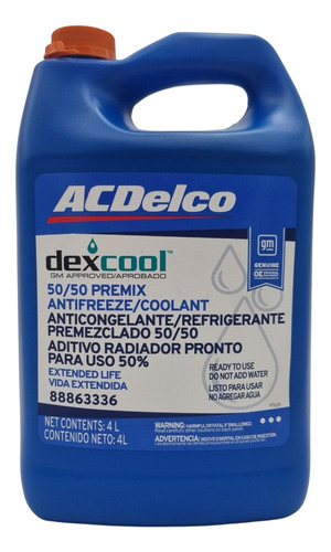 Refrigerante Acdelco Importado 50/50