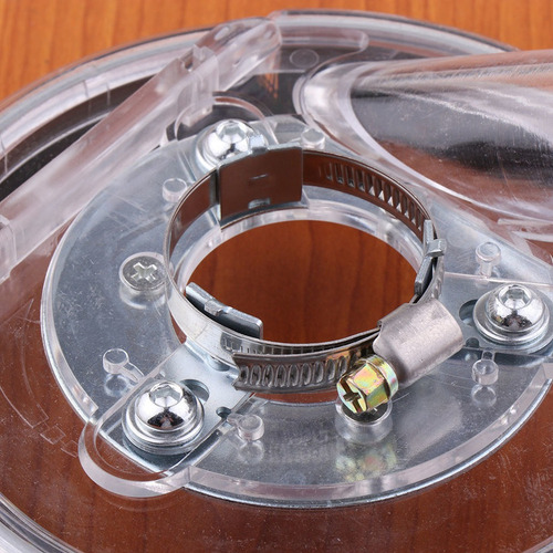 Cubierta De Polvo De Amoladora Transparente Ajustable Para