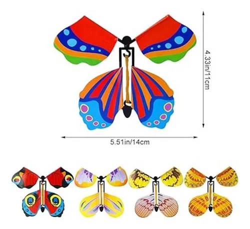 Outee Paquete De 10 Tarjetas Mágicas De Mariposa Voladora