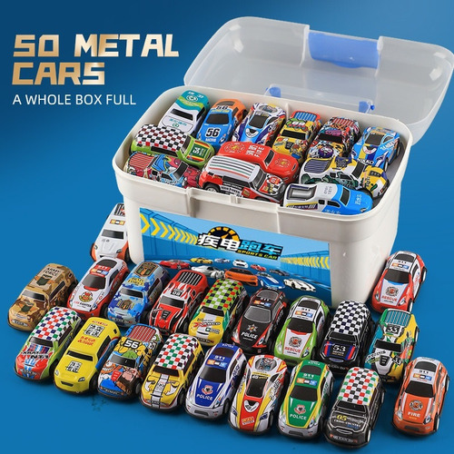. Kit De Coches De Metal Colección De Miniaturas De Juguetes