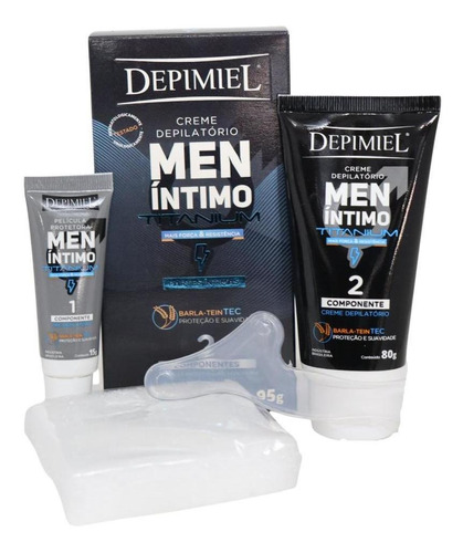 Creme Depilatória Depimiel Men Partes Intimas Masculino 95g