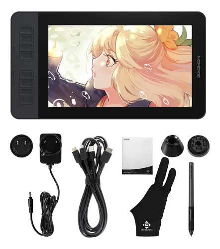 Tableta Gráfica Gamomon Pd1161, Full Hd, 5080 Lpi, 266 Rpm