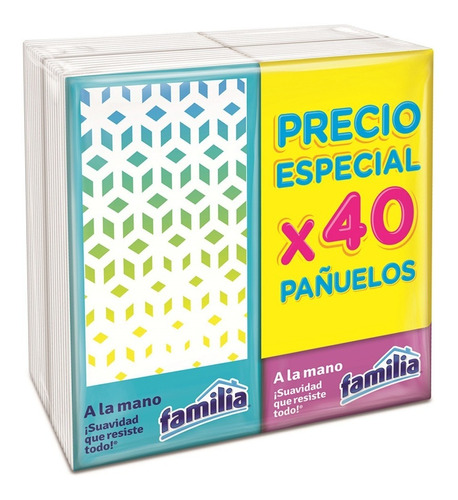Pañuelos Familia® Bolsillo X 4 - Unidad a $5500