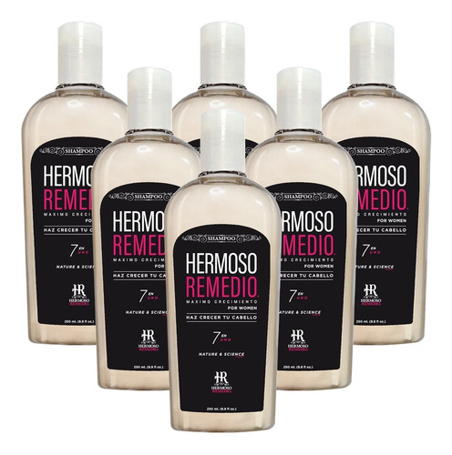 Imagen 1 de 9 de 6 Shampoo Anticaida Crecimiento Reparador Frizz Mujer 7en1