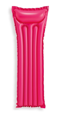 Colchoneta Inflable Para Pileta Intex Economat Rosa 69x183cm