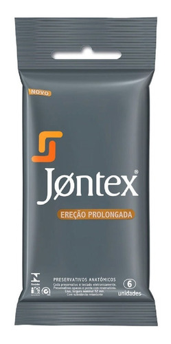 Kit 5x6 Preservativos Jontex Ereção Prolong (30 Camisinhas)