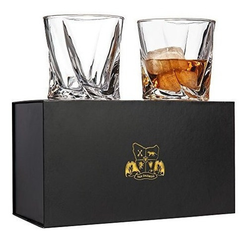 Vasos De Whisky Twist Set De 2