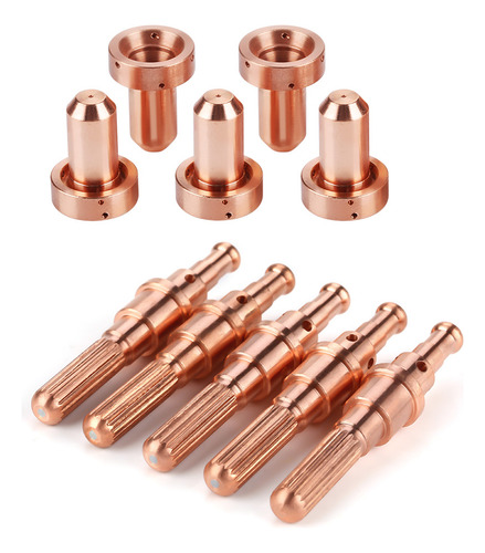 Para Antorcha De Plasma Consumible, 5 Piezas, Electrodo