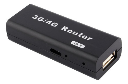 Enrutador Wifi Wlan 3g/4g Pequeño 150mbps Rj45 Usb Wps
