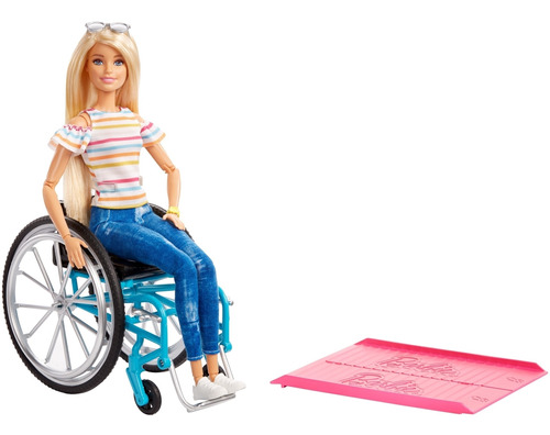 Barbie Fashionista Silla De Ruedas Muñeca Para Niñas