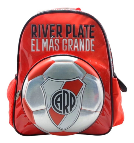 Mochila Espalda River Plate Cresko Grande Futbol Carp Cuota