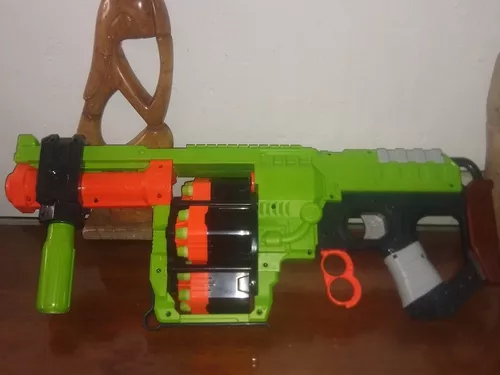 Nerf doominator zombie strike metralhadora - original e super conservada em  perfeito estado.