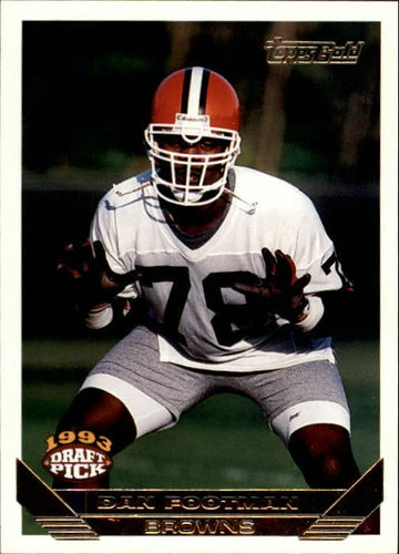 1993 Topps Gold #143 Dan Footman Cleveland Browns