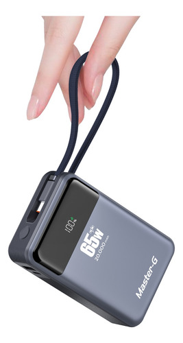 Batería Externa Power Bank Notebook 20000 Mah 65w Master-g