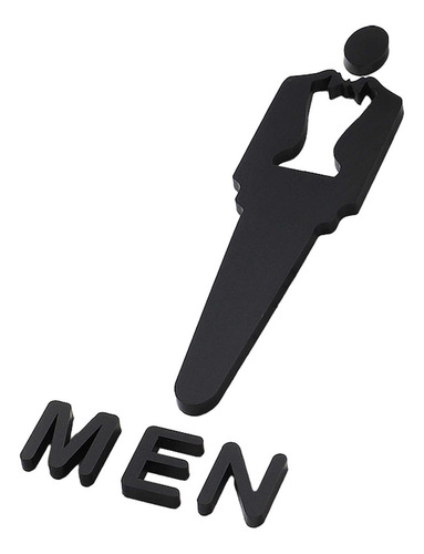 Letrero Para Puerta De Baño, Tablero De Hombre L
