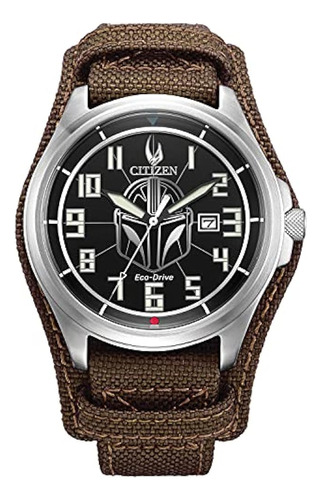 Reloj De Vestir Eco-drive Mandalorian De Acero Inoxidable St