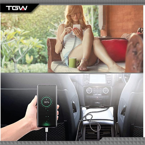 Imagen 10 de 10 de Cable Type-c A Usb Type-c Tagwood